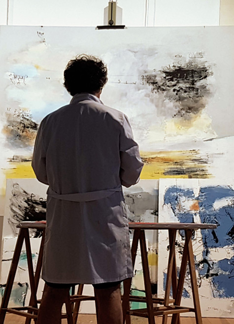 Contacto - Miguel González de San Román - Pintor abstracto y contemporáneo